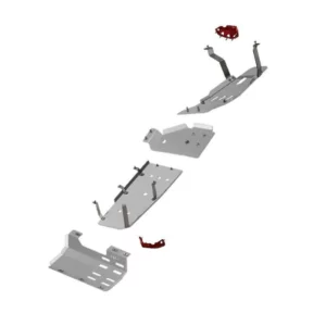 Jeep Wrangler JL Eco-Diesel Version Underbody Protection Kit (6 Pcs)